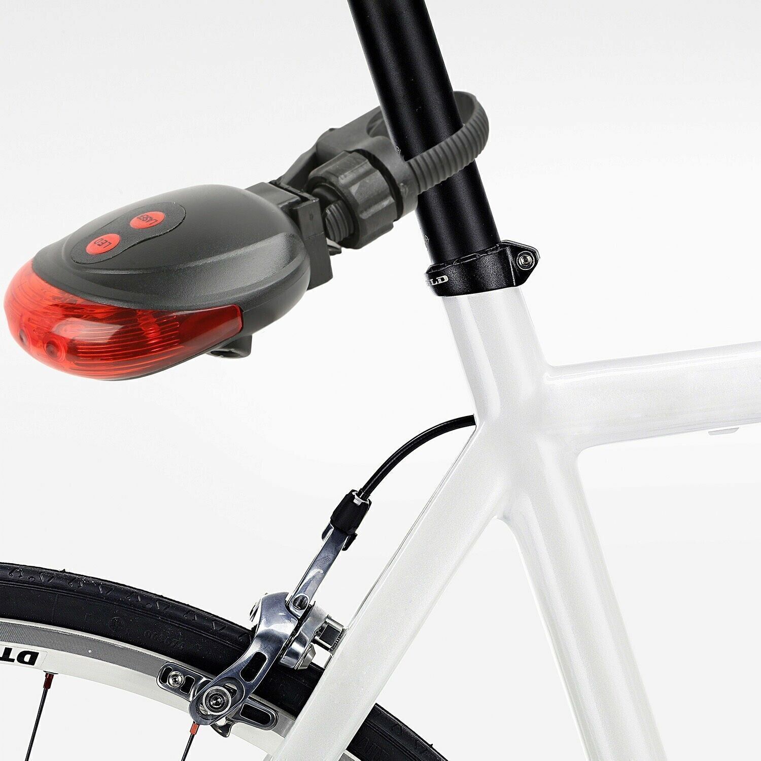 Pursuit Laser Bike Lane Marker and Tail Light / Rear Light with 7 LED Functions