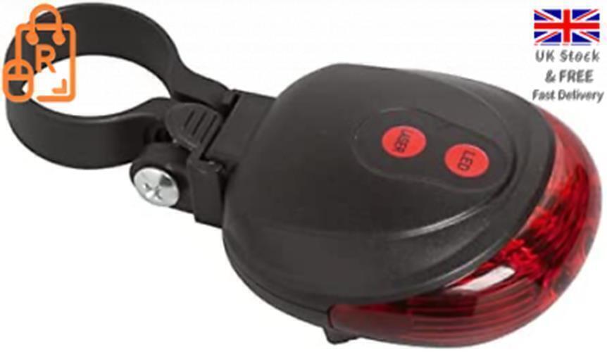 Pursuit Laser Bike Lane Marker and Tail Light / Rear Light with 7 LED Functions