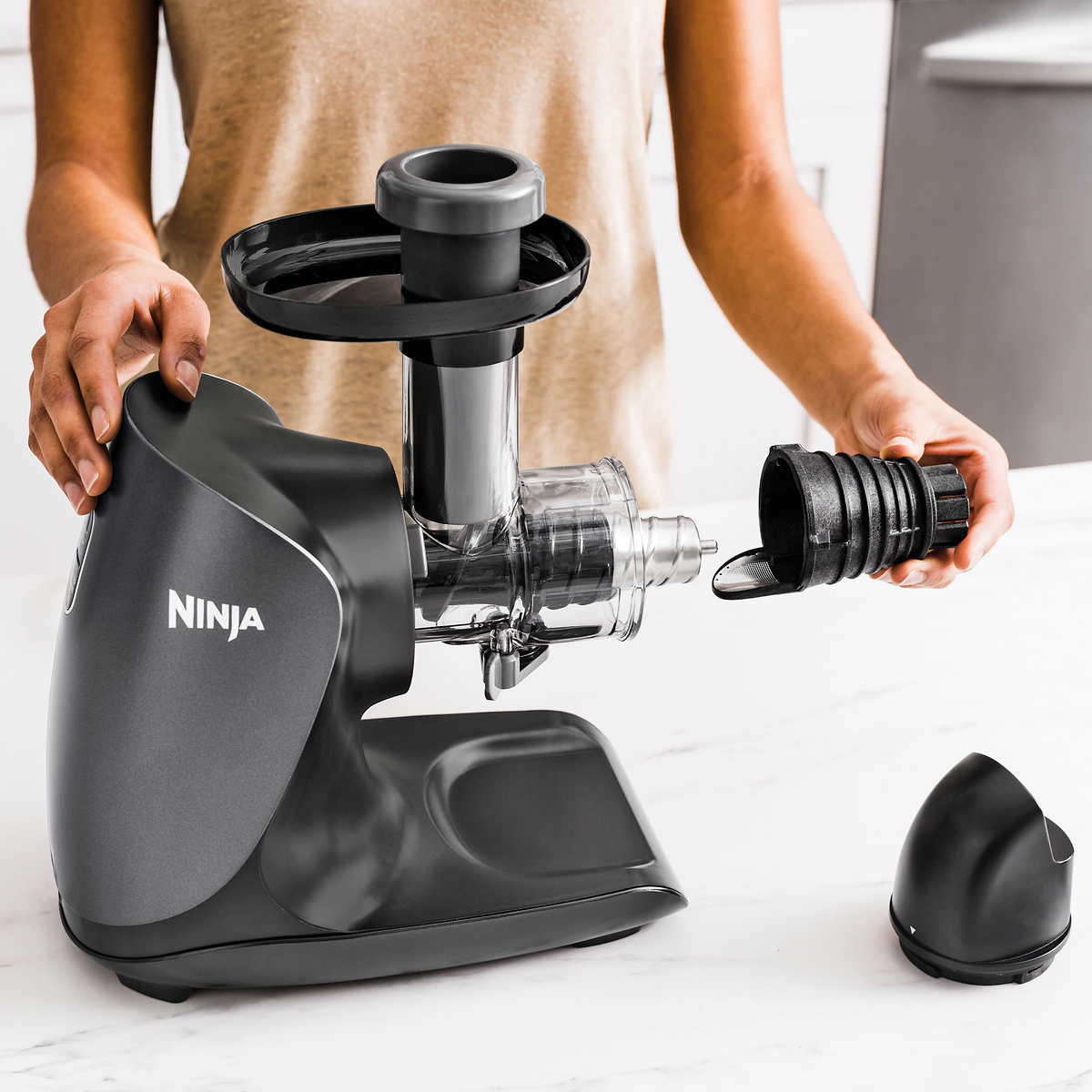 Ninja Cold Press Juicer Pro Powerful Slow Juicer with Total Pulp Control
