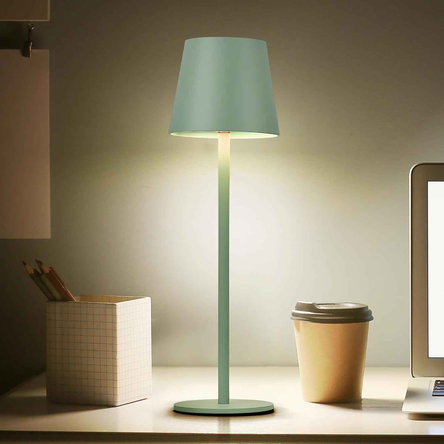 Rechargeable Table Lamp 5200mAh Battery Operated 3 Modes Dimmable Touch Control