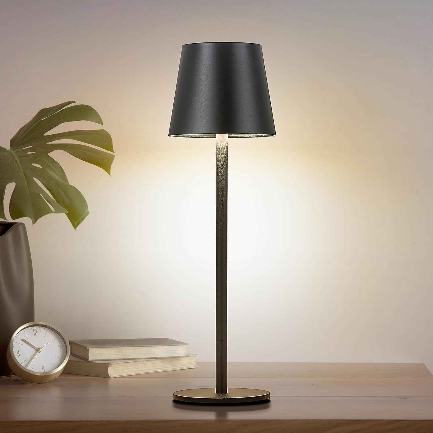 Rechargeable Table Lamp 5200mAh Battery Operated 3 Modes Dimmable Touch Control