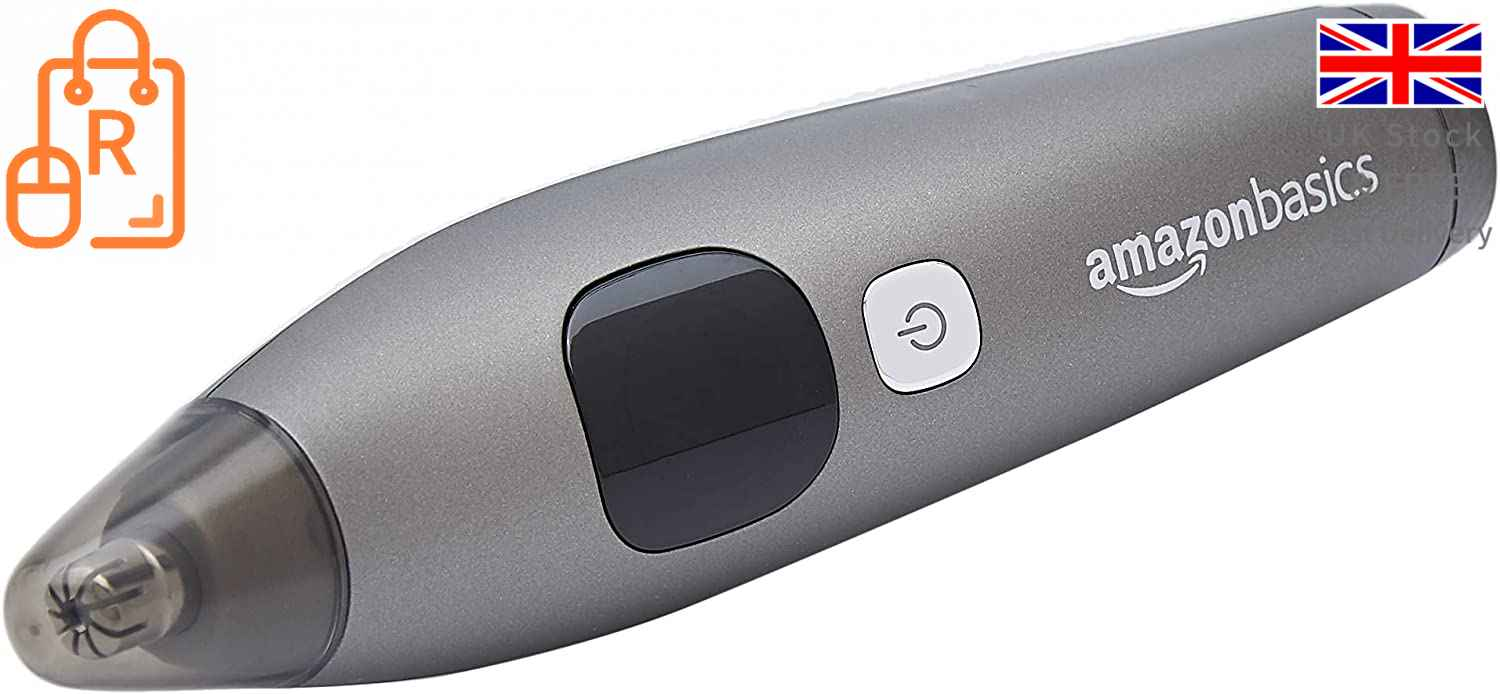 Portable Electric Nose Ear Hair Trimmer Electric Clipper Dual Spinning Blade