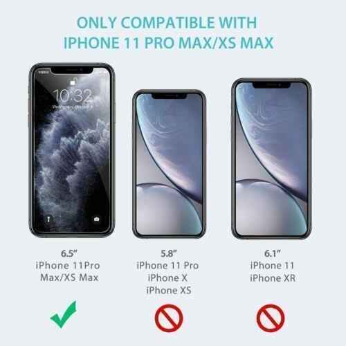 2-Pack iPhone 11 Pro Max Screen Protectors, Tempered Glass with Install Frame