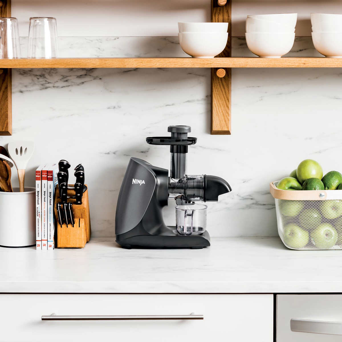 Ninja Cold Press Juicer Pro Powerful Slow Juicer with Total Pulp Control