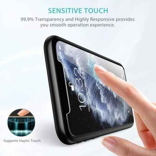 2-Pack iPhone 11 Pro Max Screen Protectors, Tempered Glass with Install Frame