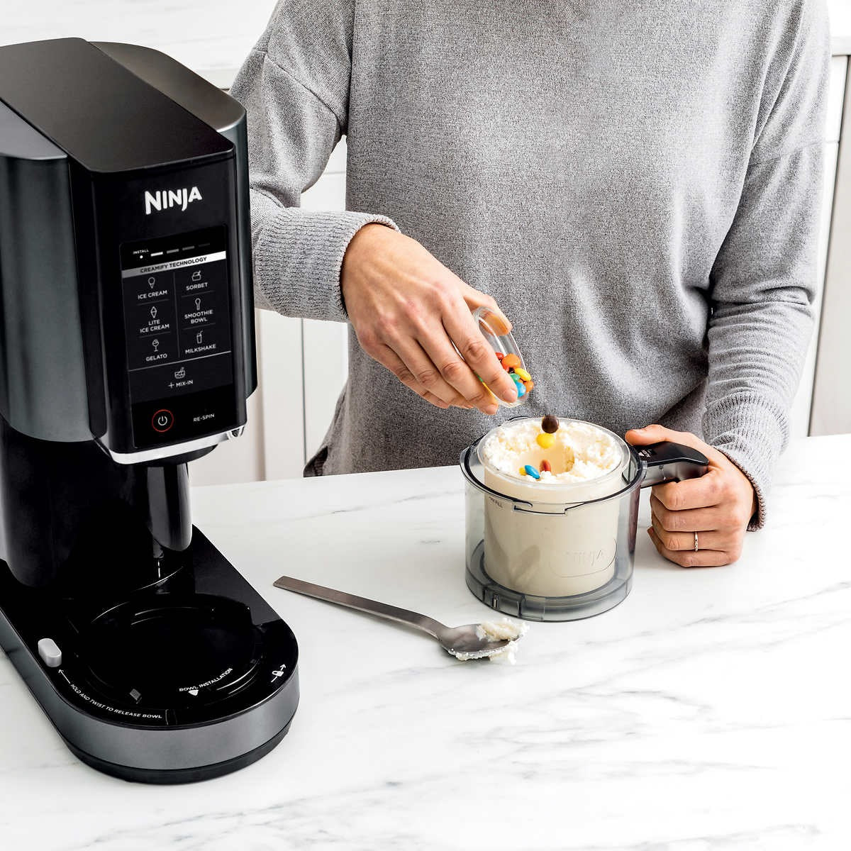 Ninja CREAMi Ice Cream Maker,  7 One-touch Customizable Frozen Treats