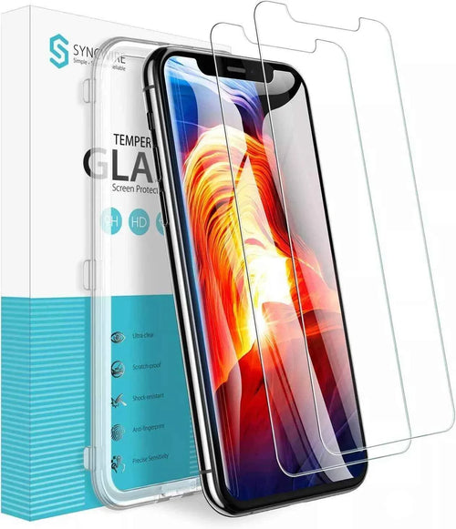 2-Pack iPhone 11 Pro Max Screen Protectors, Tempered Glass with Install Frame