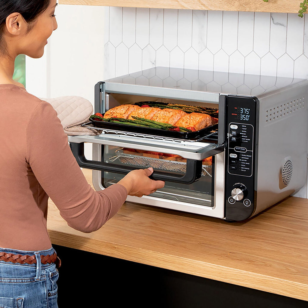 Ninja 14-in-1 Double Oven with FlexDoor Creates Two Separate Ovens