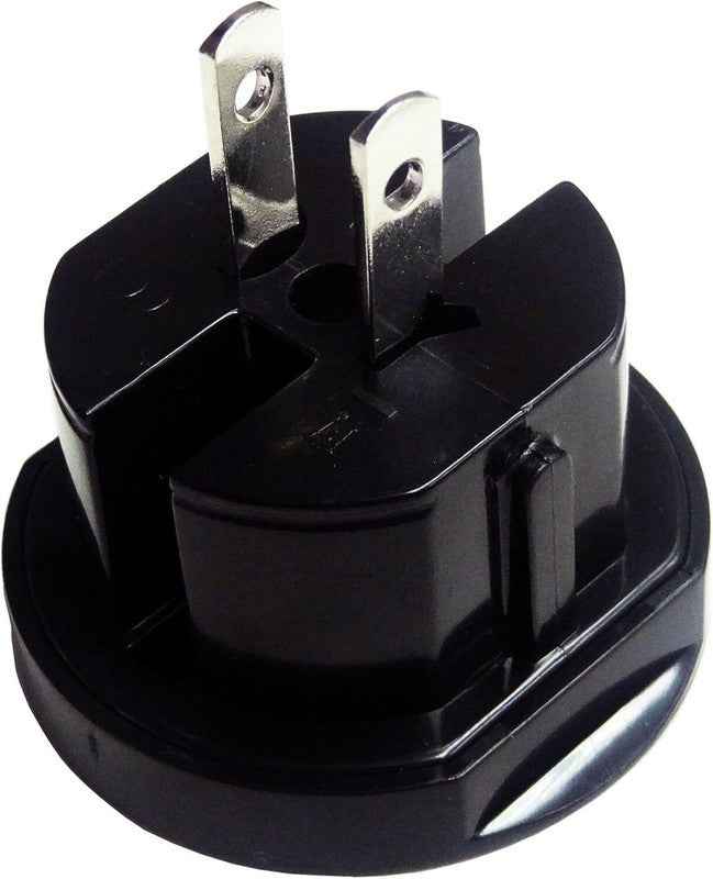Universal Power Adapter with Electrical Plug for European US, EU, UK, AU Black