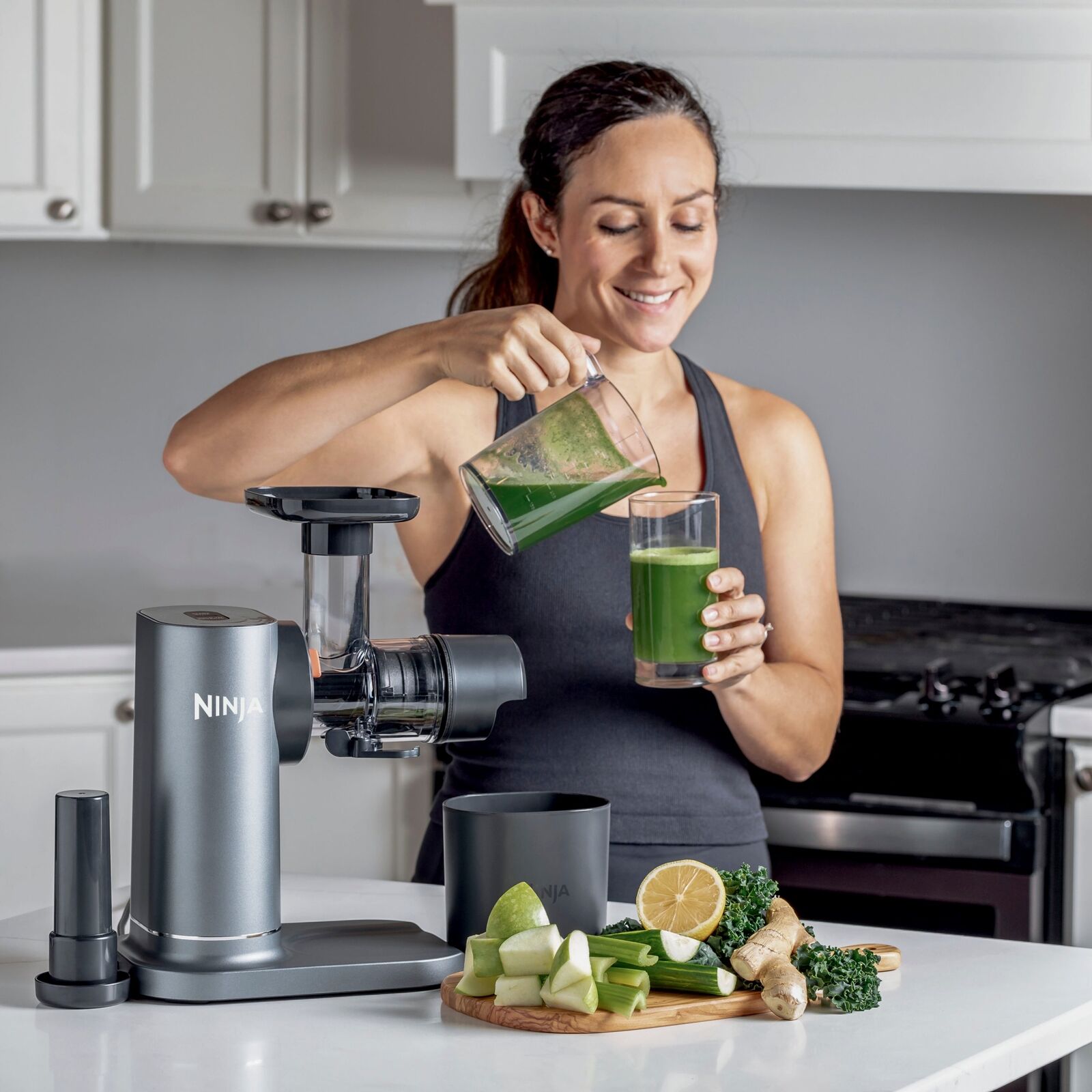 Ninja NeverClog Cold Press Juicer with Two Pulp Filters