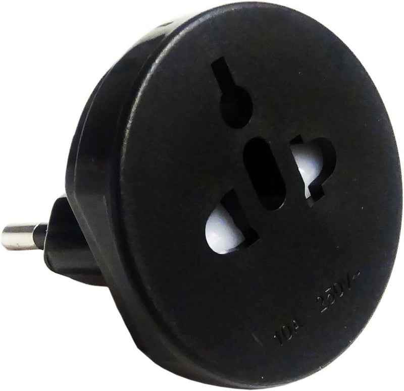 Universal Power Adapter with Electrical Plug for European US, EU, UK, AU Black