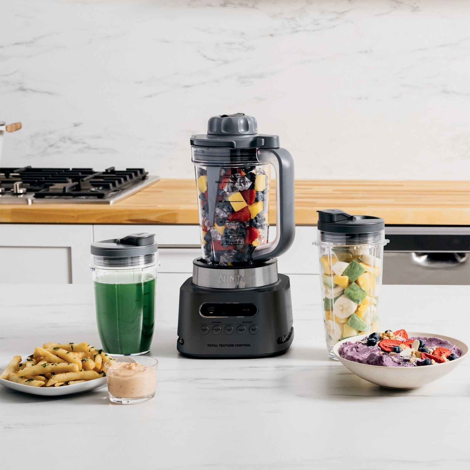 Ninja Twisti High Speed Blender, 1100 W SmartTORQUE Technology Blender DUO