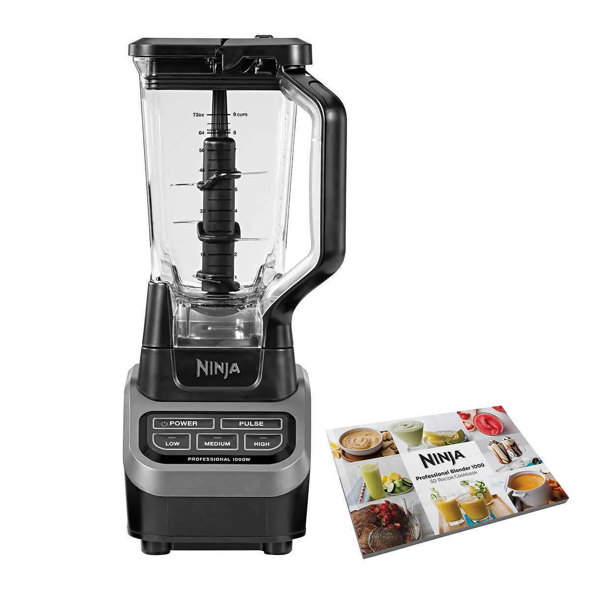 Ninja Professional Blender, 72 Oz Countertop Blender with 1000-Watt Base